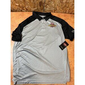 NEW Rawlings Gold Glove Club Polo Shirt Mens XL Polyester Baseball Top